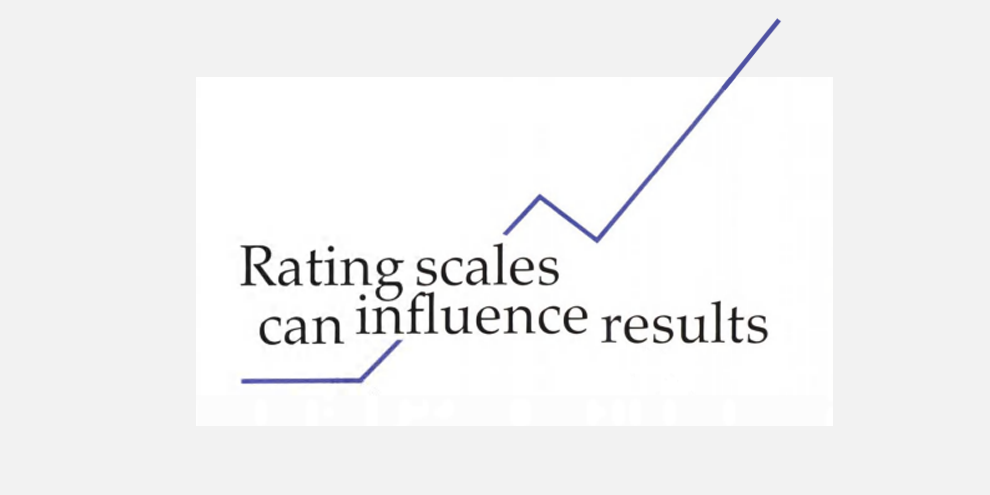 Survey Ratings Can Influence Results
