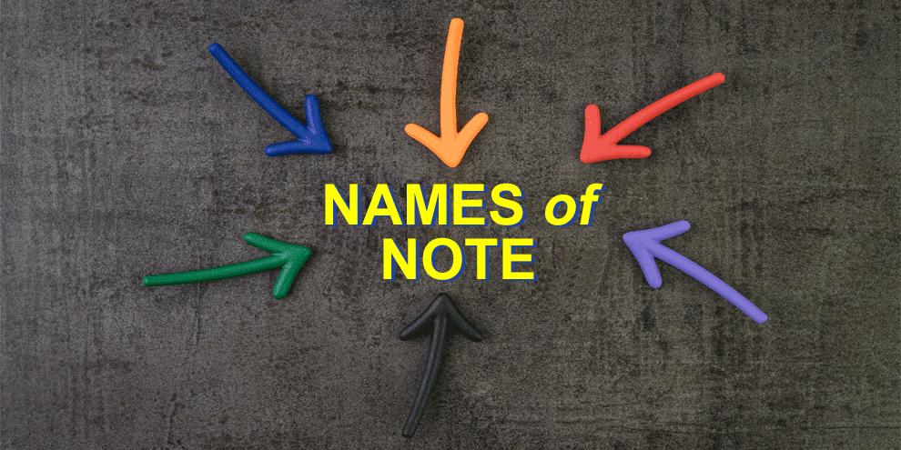 Marketing Research Names Of Note February