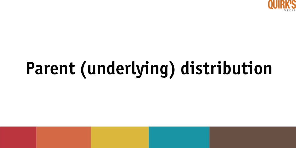 What is Parent (underlying) distribution? | Quirk's Glossary of ...