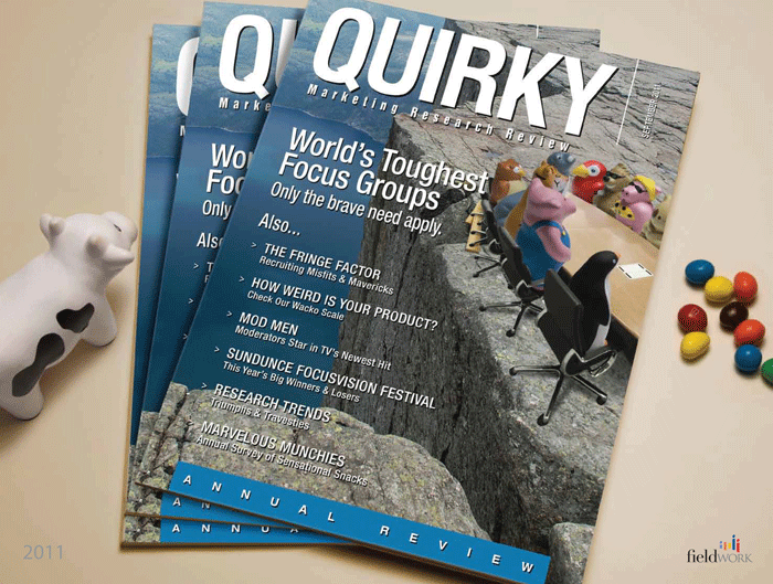 Quirk's Marketing Research Review Spoofed in Fieldwork 2011 Calendar
