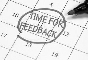 time to feedback date