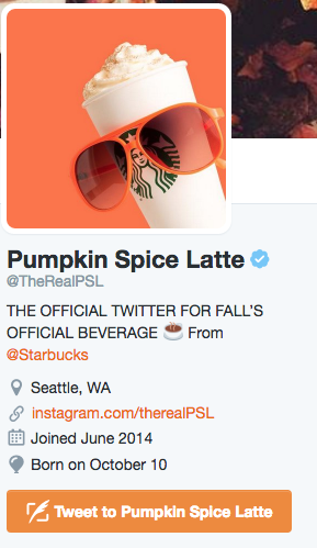 Pumpkin Spice Latte_Twitter