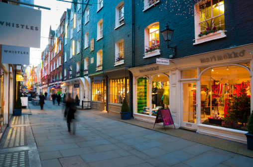 England London St Christophers Place At Christmas Picture Id137741215