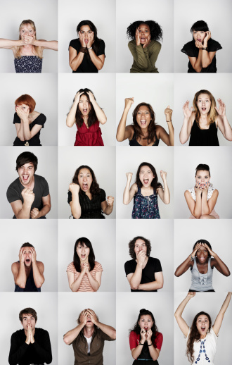 Group Of People With Different Emotions Picture Id90786577