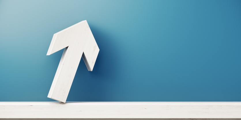 arrow pointing up and to the right