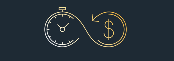 Trade show ROI time is money concept
