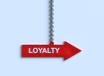 Loyalty Sign Red Arrow