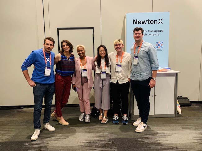 NewtonX team at Quirks Event New York