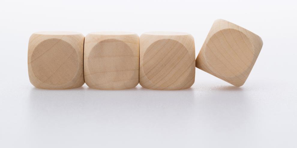 Wooden Blocks Four Psychological Profiles