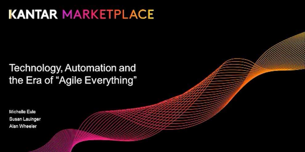 Kantar Marketplace Technology Automation Agility