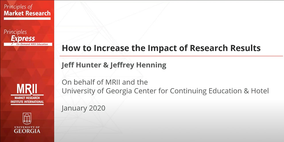 Univeristy Georgia Webinar Title Slide White Background Red Coloumn