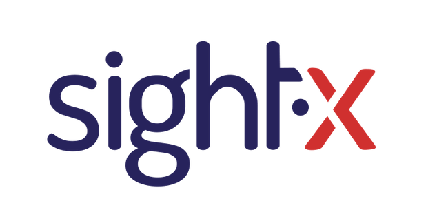 SightX logo.