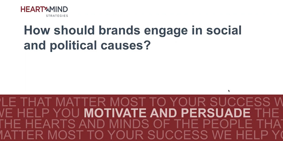 Hear + Mind Strategies Webinar Title Slide Social Political Topics