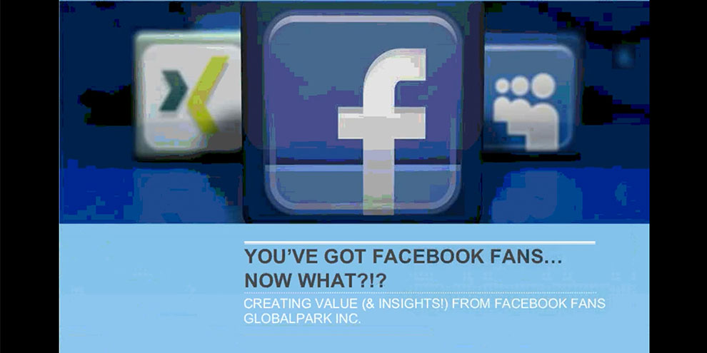Globalpark Webinar Title Slide Facebook Fans Insights