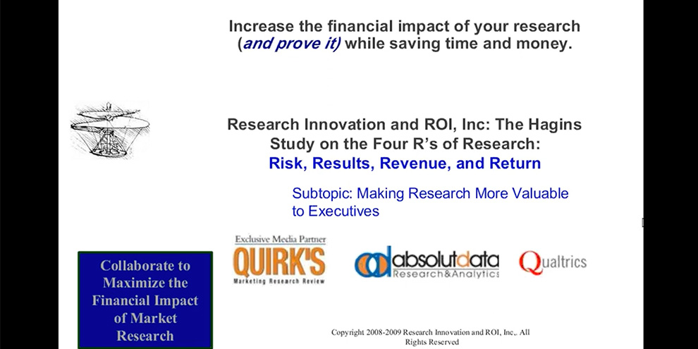 Research Innovation Roi Inc Importance Of Research To Executives