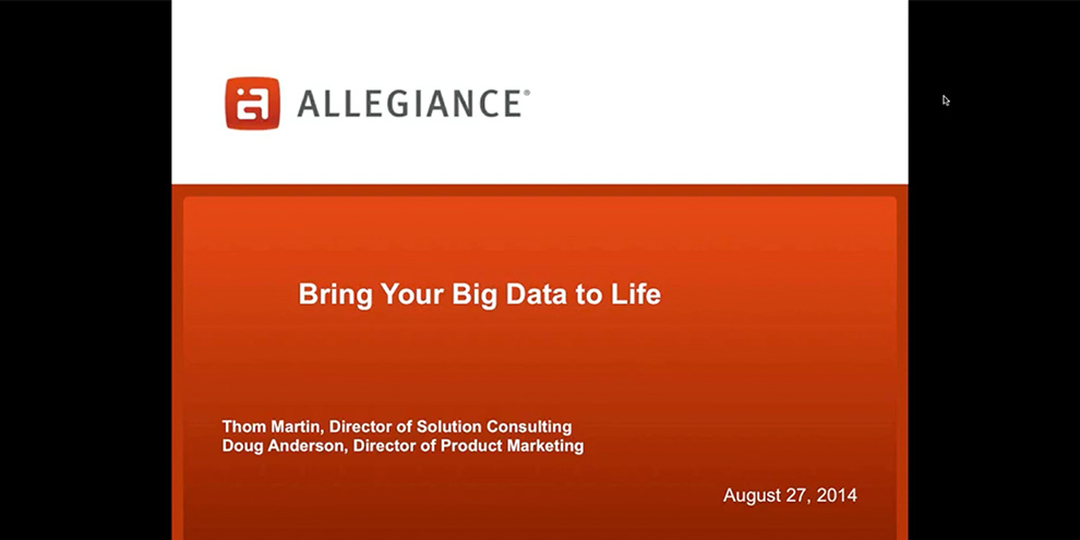 Allegiance Webinar Title Slide Big Data