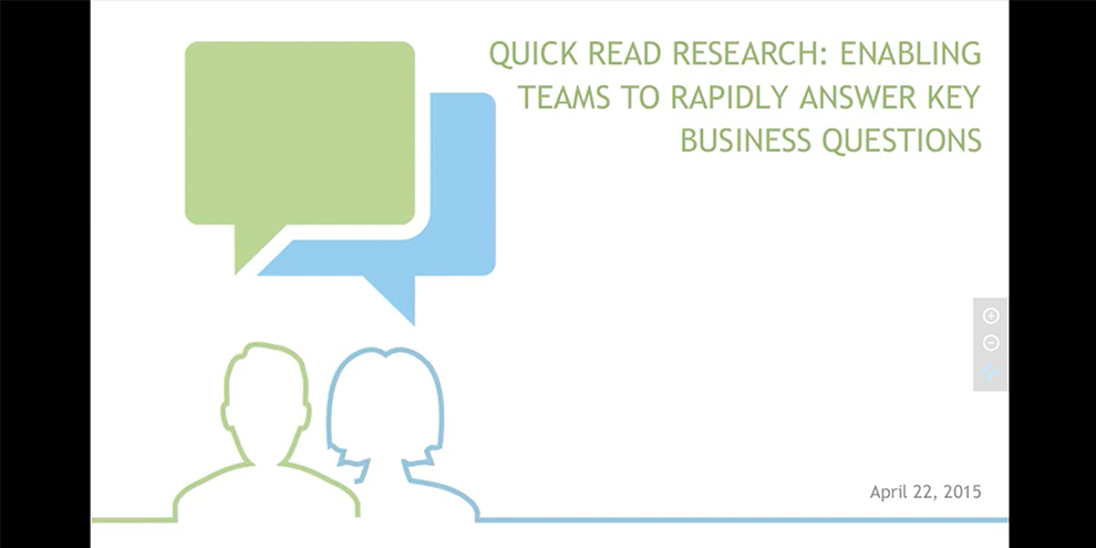 Gutcheck Webinar Title Slide Enabling Teams To Quickly Answer Key Business Questions