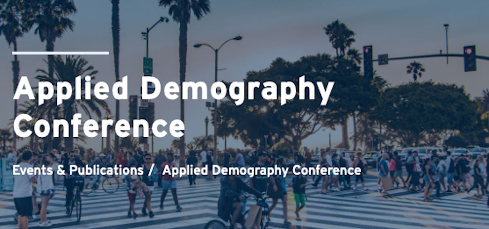 Applied Demography Conference Maryland 2023 Paa