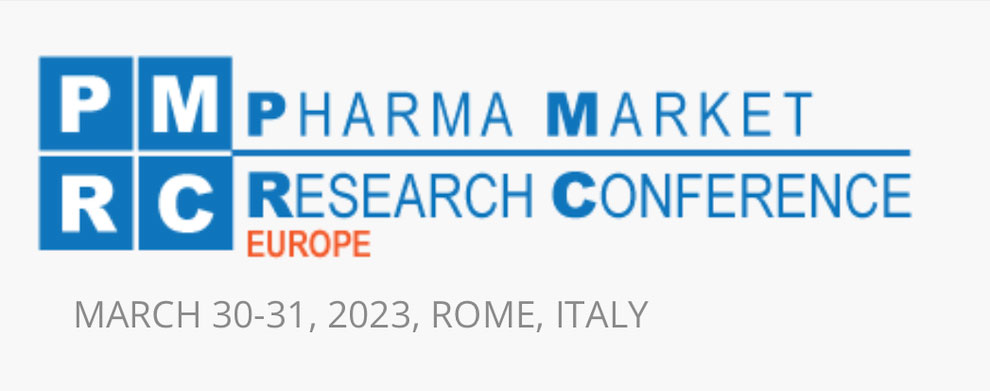 Pharma Market Research Conference March 2023 Rome Italy