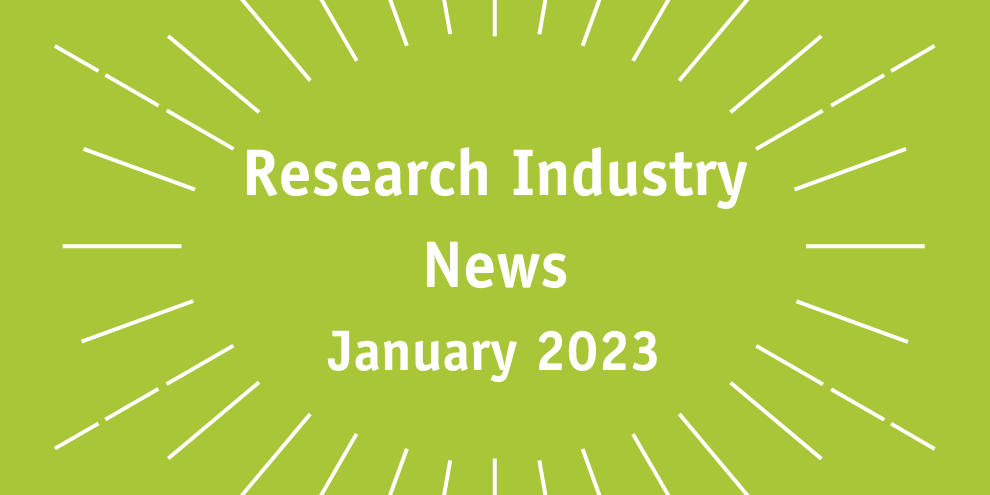 Research Industry News January 2023