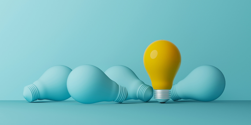 Entrepreneur Lightbulb Moment Marketing Research Industry