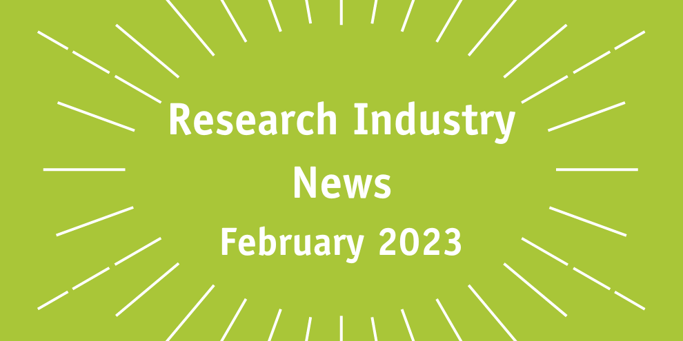 Research Industry News February 2023