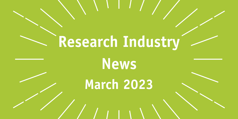 Research Industry News March 2023