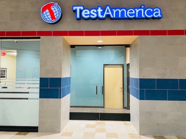 CRG Global Test America storefront.