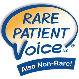 Rare Patient Voice logo.