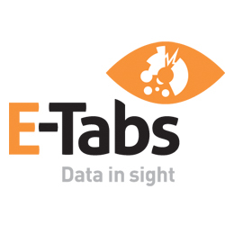 E-Tabs data in sight logo.