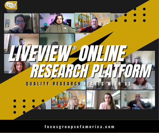 Focus Groups of America: LiveView Online Research Platform: Quality Research Starts with Us.