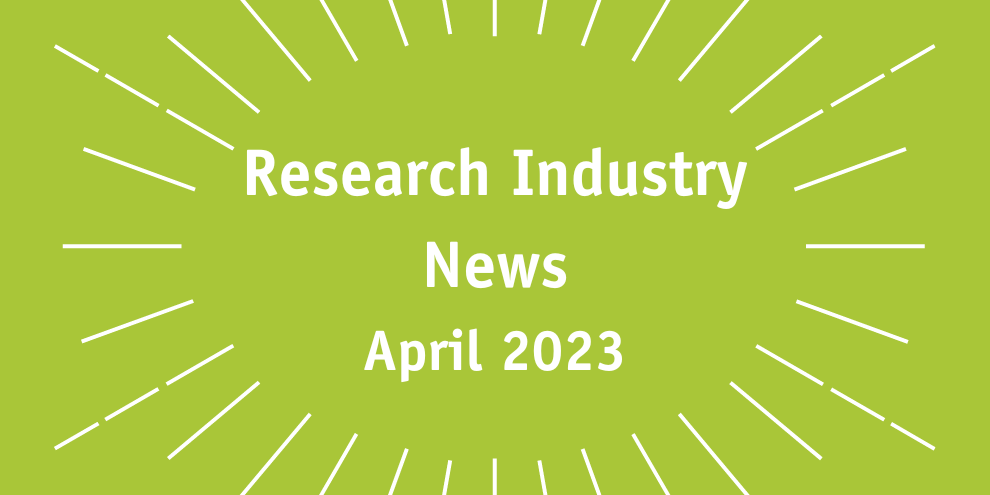 Research Industry News April 2023