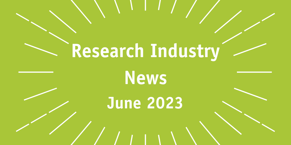 Research Industry News June 2023