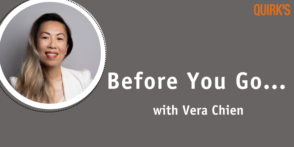 Before You Go 10 Minutes With Vera Chien