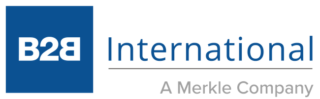 B2B International A Merkle Company Logo.
