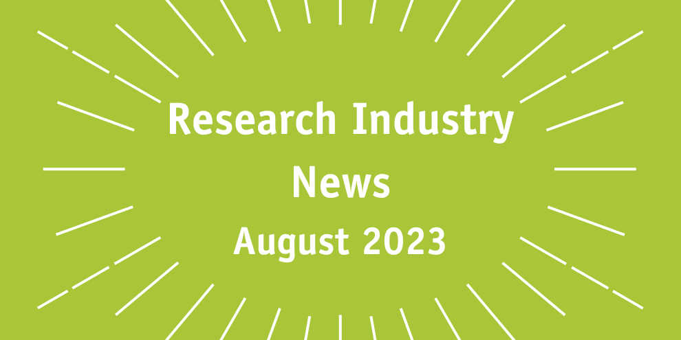 Research Industry News August 2023