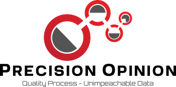 Precision Opinion logo.