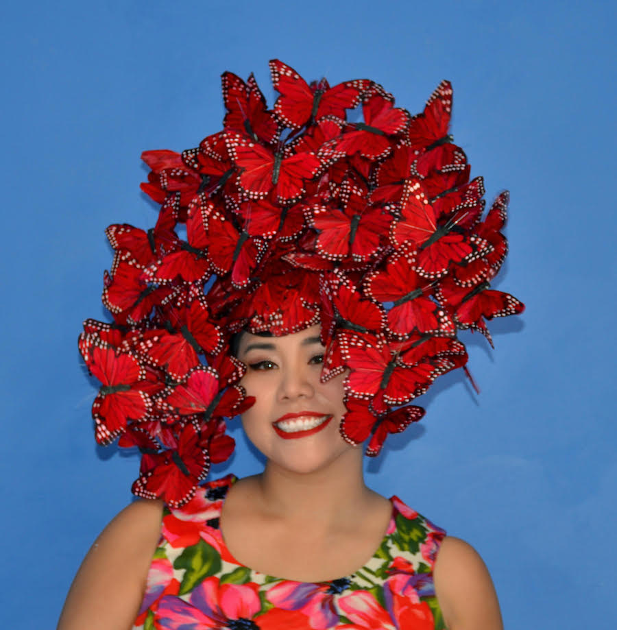 Red Butterfly   Fab Hatters