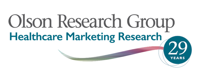 Olson Research Group Healthcare Marketing Research for 29 years logo.