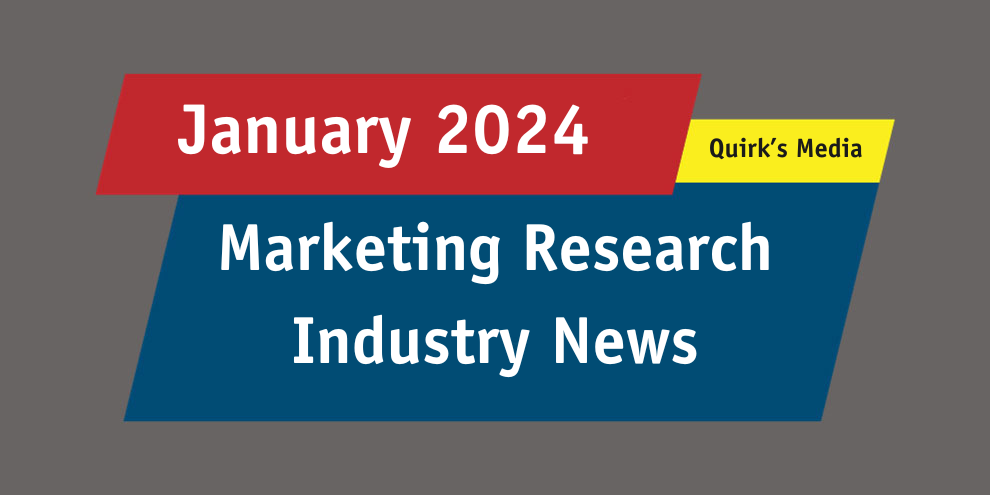 January Marketing Research Industry News 2024