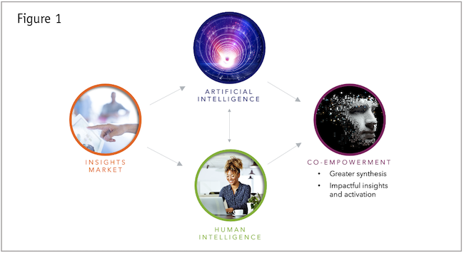 Figure 1: AI, Co-empowerment, human intelligence and insights market.