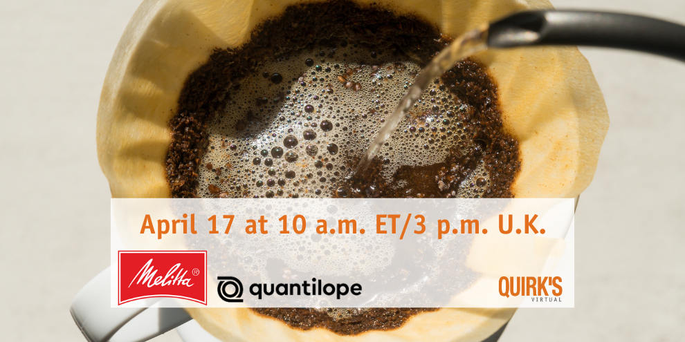April 2024 Virtual Sessions Research Collaboration Quantilope Product Innovations Melitta Group