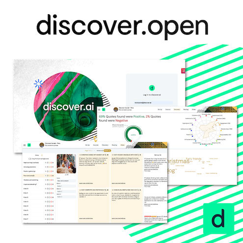 discover.ai platform dashboard.