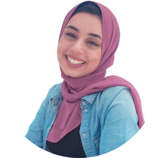 Yosra Ahmed’s headshot on a white background.