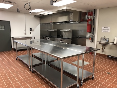 AnswerQuest test kitchen.