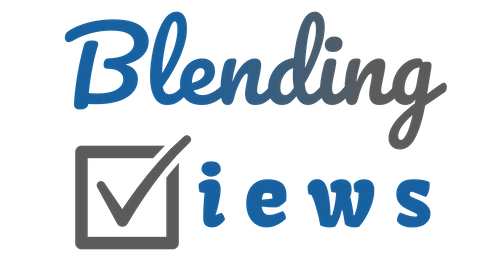 Blending Views logo.