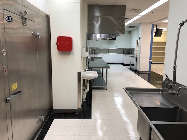 Blending Views test kitchen.