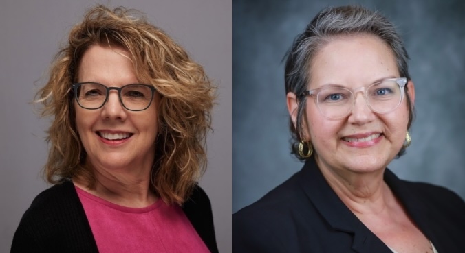 Decision Analyst's Felicia Rogers and Bonnie Janzen.