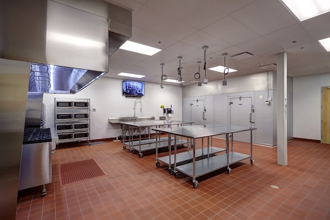 Insights Center test kitchen space.