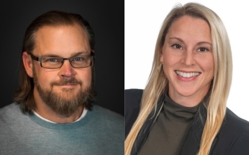 Jason Thomas and Arianne Larimer of Symmetric.